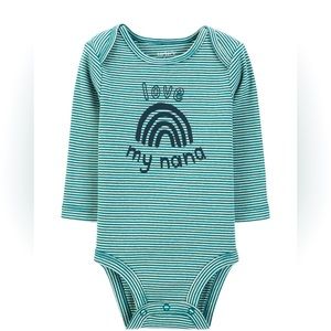 Carter’s Baby Nana Long Sleeve Bodysuit (Never worn) - 3M